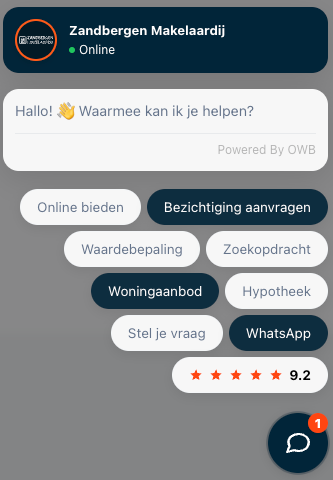 OWB Sales Bot Voorbeeld