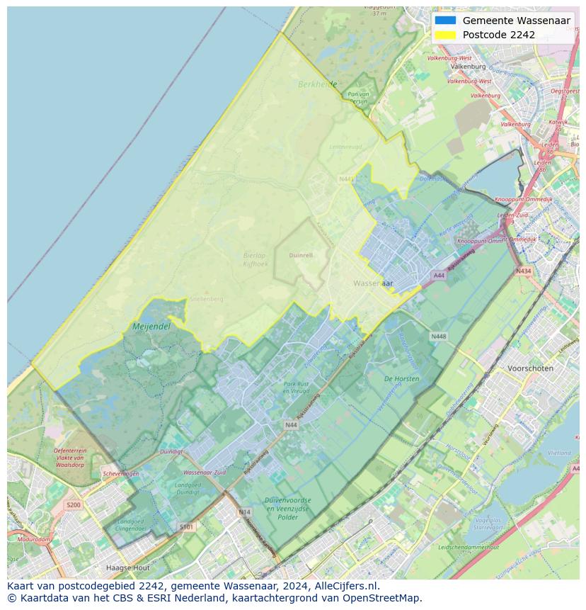 Postcode kaart 2242