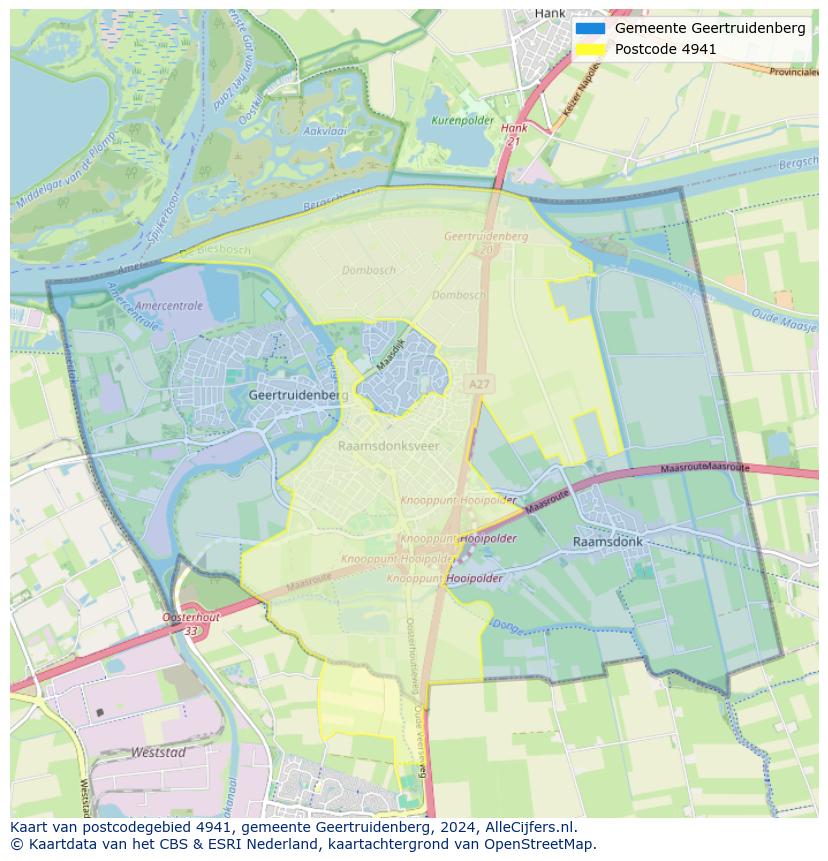 Postcode kaart 4941