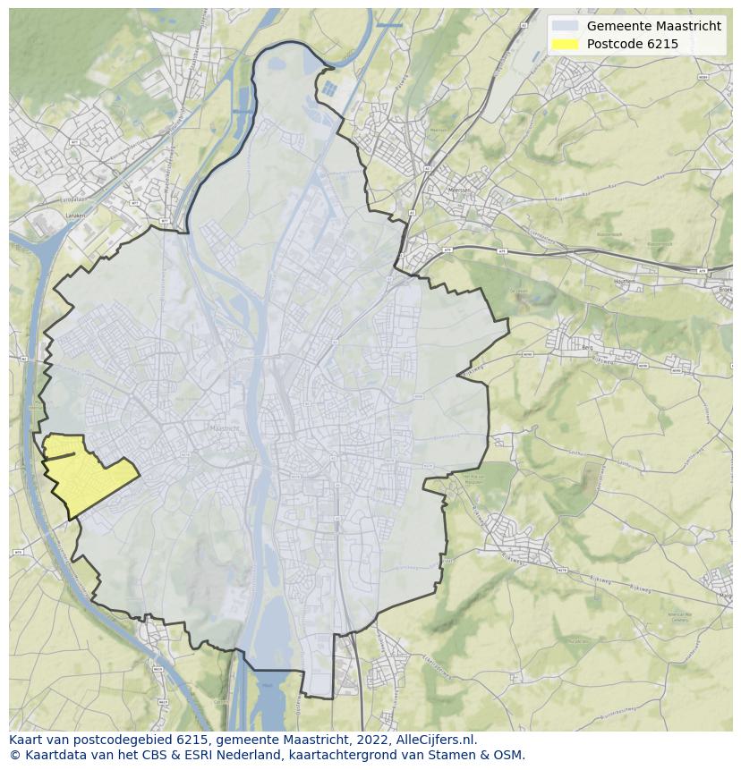 Postcode kaart 6215