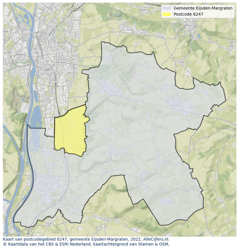 Postcode kaart 6247