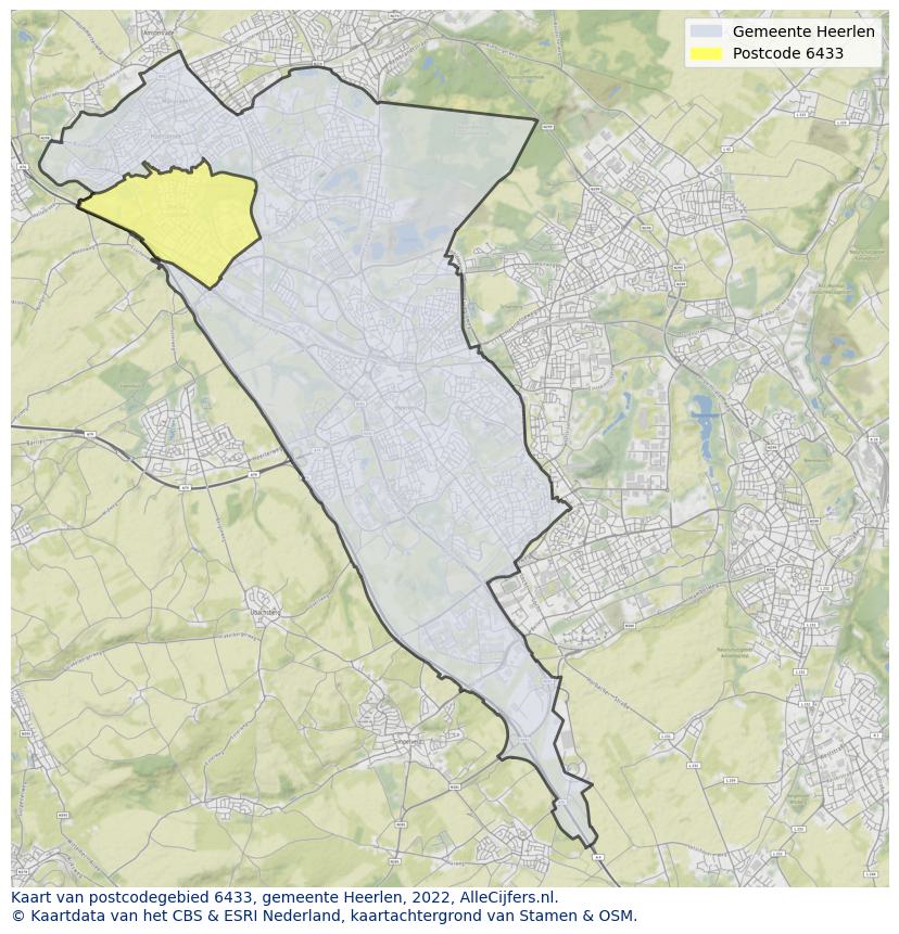 Postcode kaart 6433