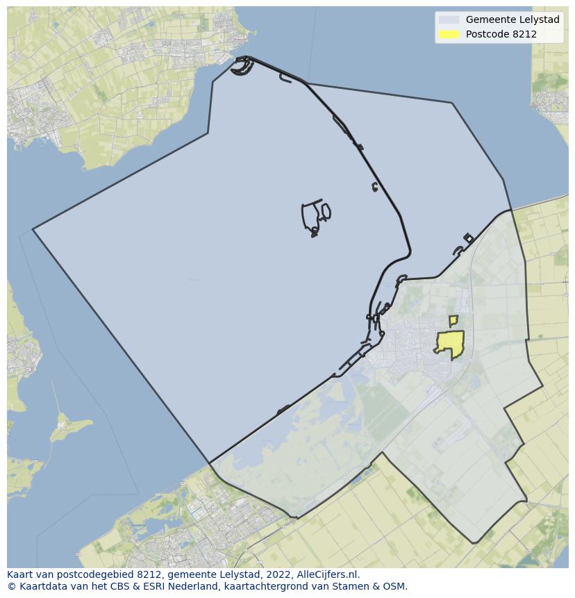 Postcode kaart 8212