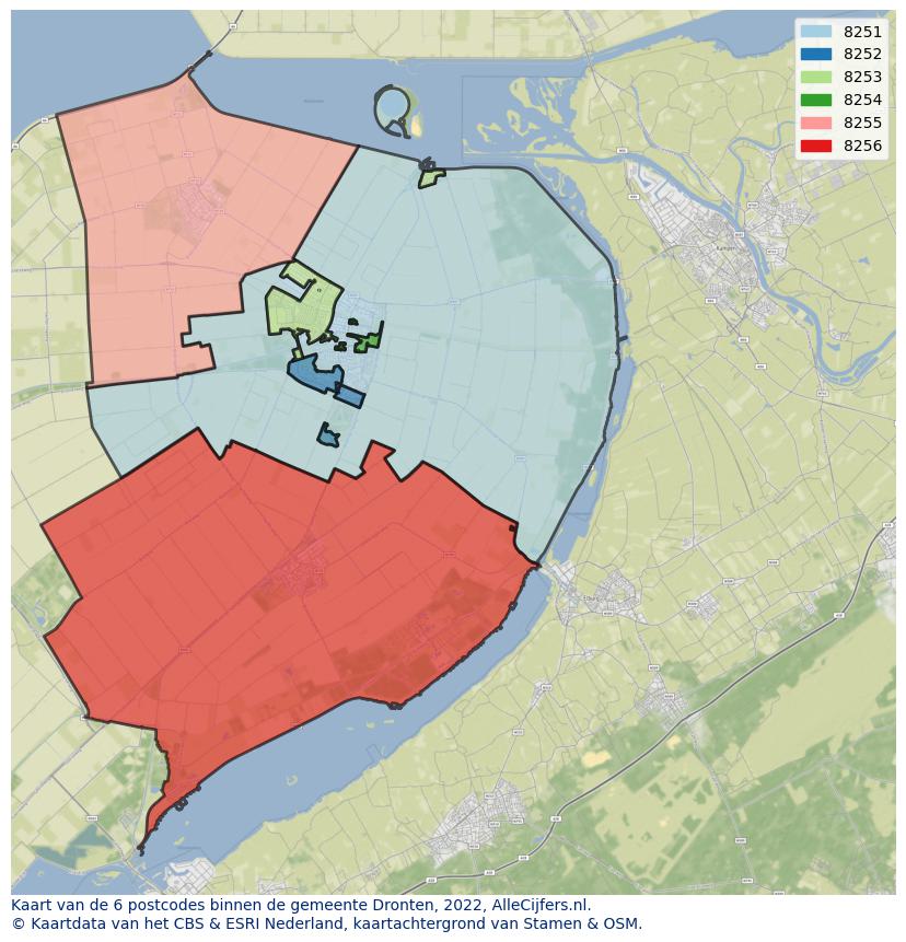 Gemeente kaart dronten