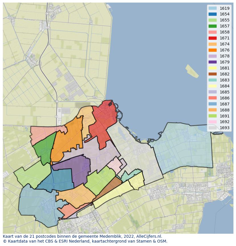 Gemeente kaart medemblik