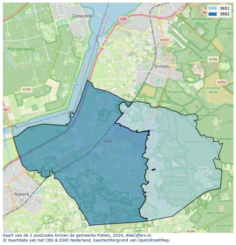 Gemeente kaart putten