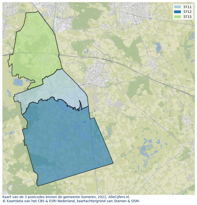 Gemeente kaart someren