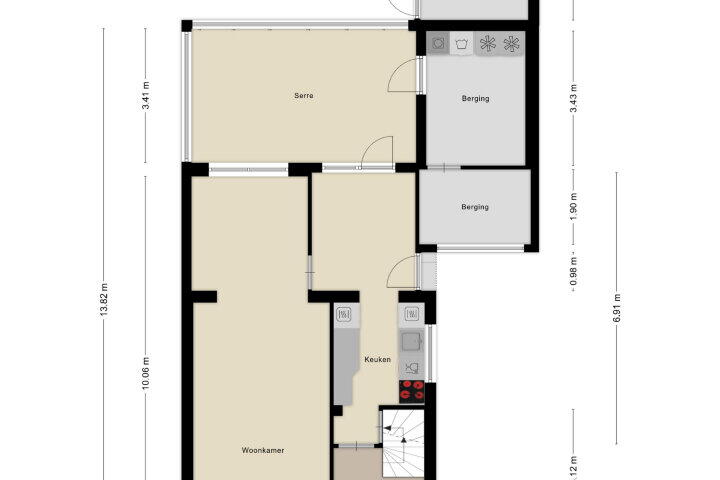 Plattegrond – 12 Septemberstraat 7, Eijsden