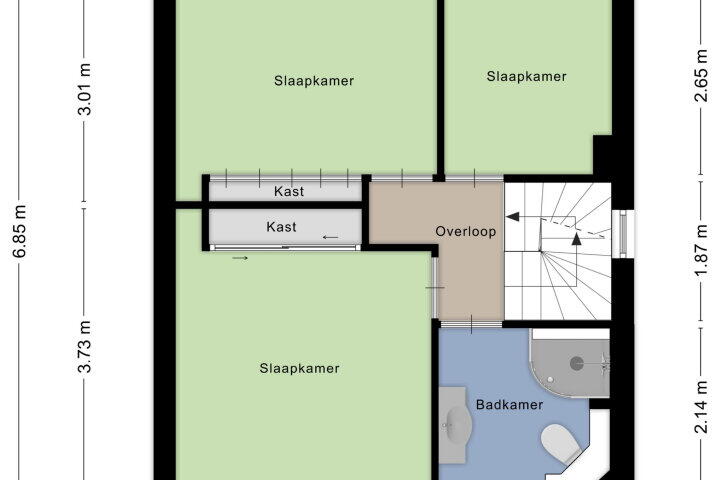 Plattegrond – 12 Septemberstraat 7, Eijsden