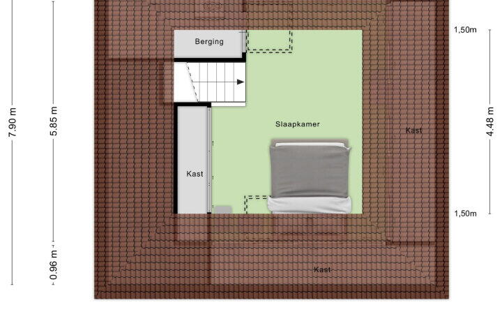 Plattegrond – 28 Oktoberstraat 3, Wouw