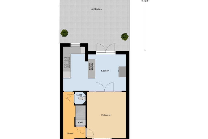 Plattegrond – Aagje Dekenstraat 75, Vlissingen