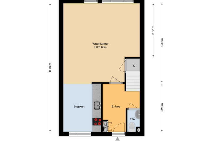 Plattegrond – Aakwerf 37, Zoetermeer