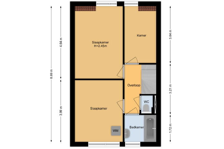 Plattegrond – Aakwerf 37, Zoetermeer