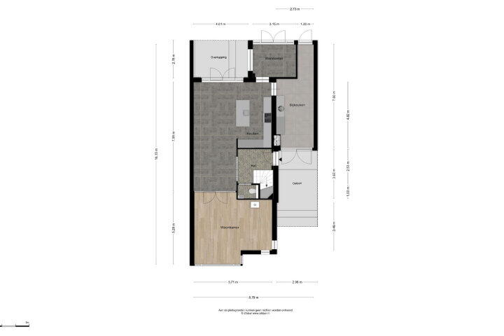 Plattegrond – Aalstraat 16, Gilze