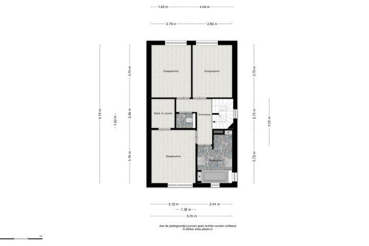 Plattegrond – Aalstraat 16, Gilze