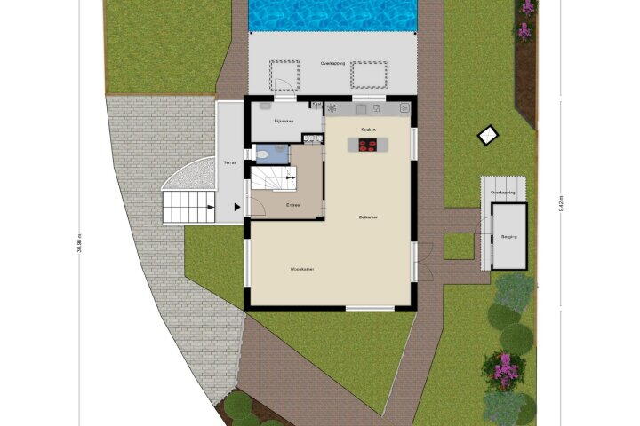 Plattegrond – Aan het Beeker Kruis 8, Beek