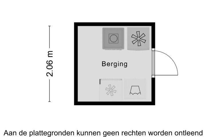 Plattegrond – Aan het Valderen 15 A, Maastricht
