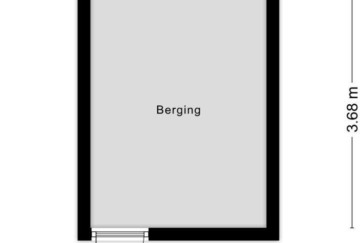Plattegrond – Abdijberg 5, Roosendaal