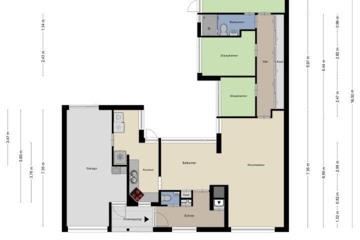 Plan – Abeelstraat 3, Alphen aan den Rijn