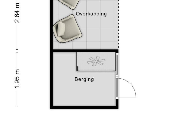 Plattegrond – Abel Tasmanstraat 2, Roosendaal