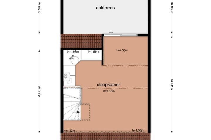 Plattegrond – Abel Tasmanstraat 21 A, Groningen