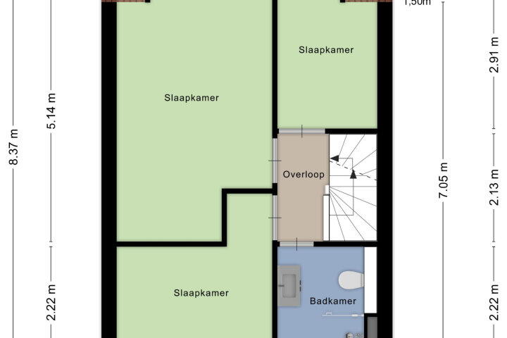 Plan – Abersland 1023, Wijchen