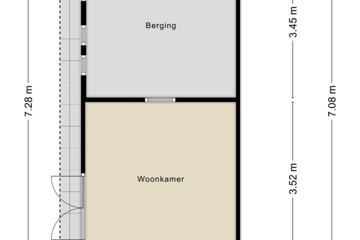 Plattegrond – Abersland 2607, Wijchen