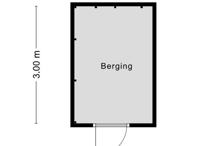Plattegrond – Abersland 3320, Wijchen