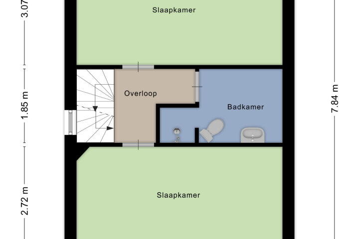 Plattegrond – Abersland 3529, Wijchen