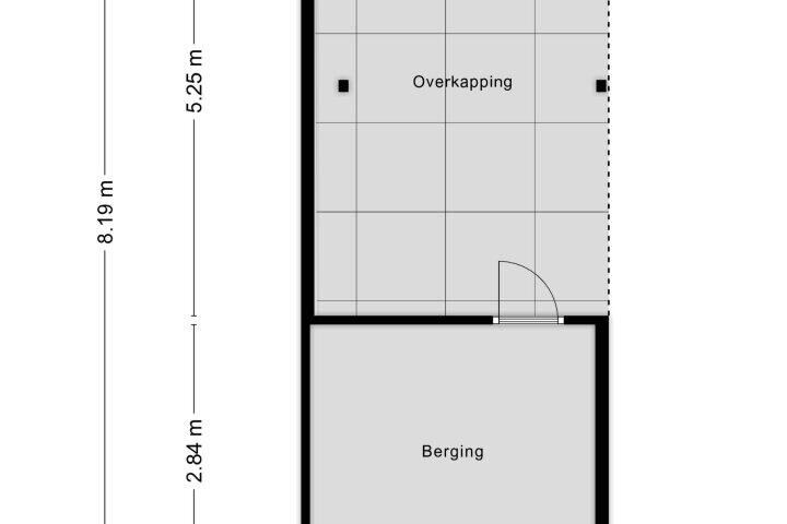 Plattegrond – Abersland 3609, Wijchen