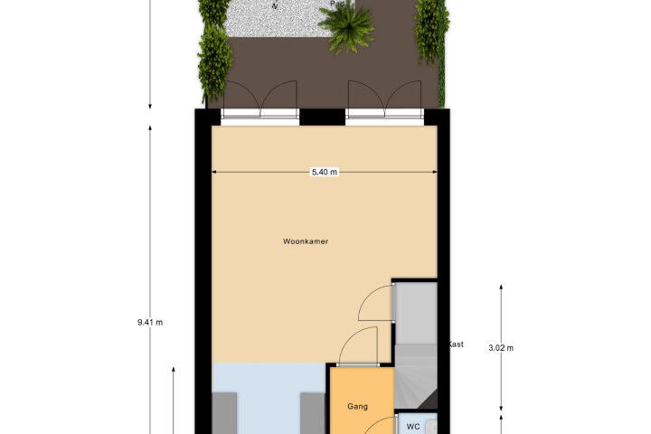 Plattegrond – Abrahamslook 65, Maastricht