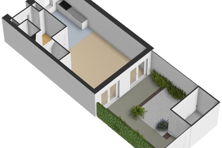 Plattegrond – Abrahamslook 65, Maastricht