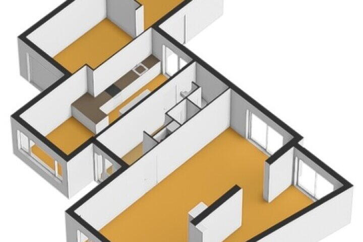 Plattegrond – Abrikozenhof 1, Almere