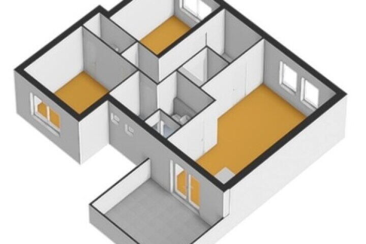 Plattegrond – Abrikozenhof 1, Almere