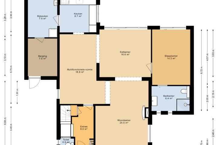 Plattegrond – Acacialaan 9, Roden