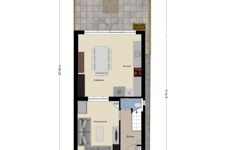 Plattegrond – Acacialaan 25, Beverwijk