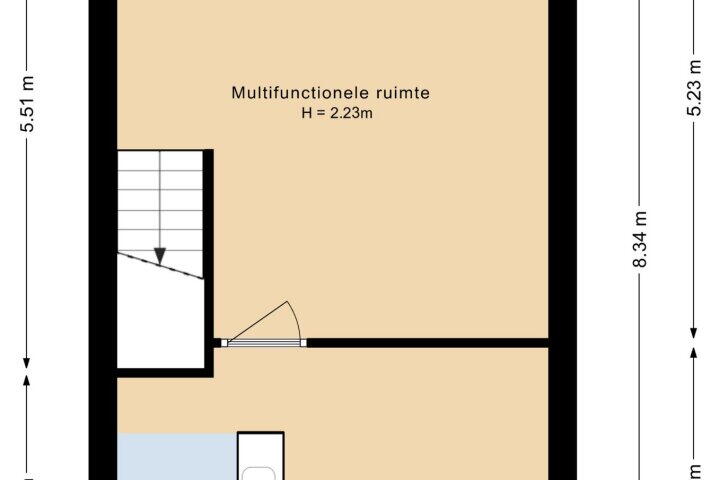 Plattegrond – Acaciastraat 103, Breda