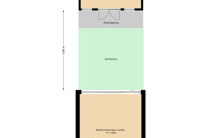 Plattegrond – Acaciastraat 103, Breda