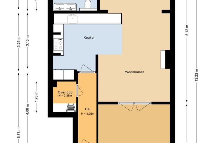 Plattegrond – Academiesingel 36, Breda