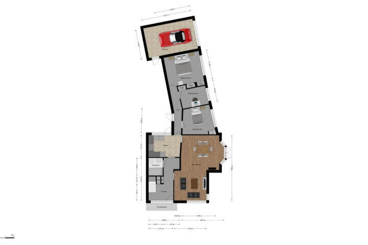 Plattegrond – Achillesstraat 98, Breda