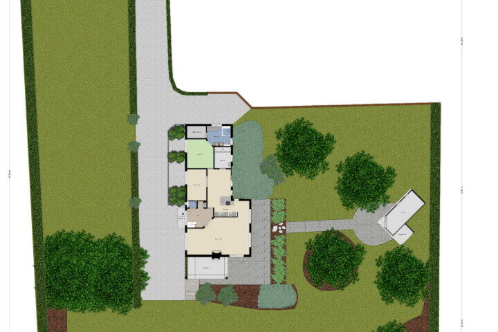 Plattegrond – Achterloseweg 41, Leur