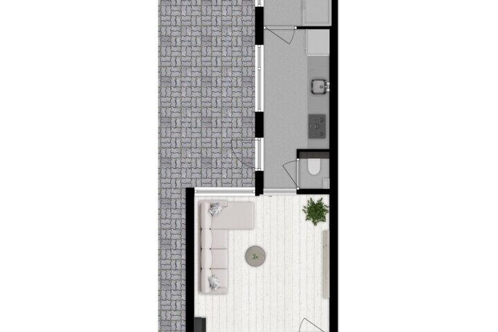 Plattegrond – Admiraal de Ruyterstraat 78, Sliedrecht