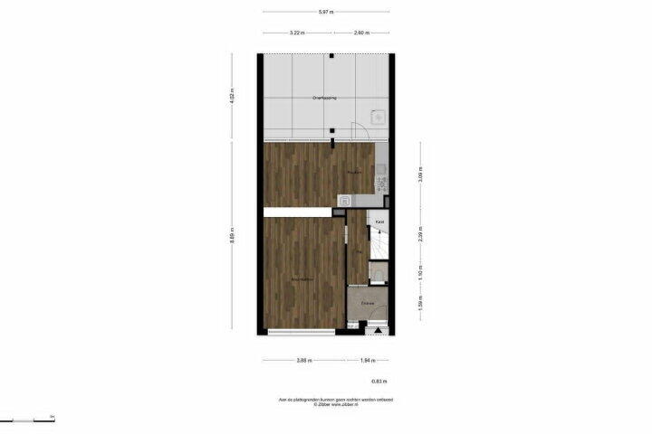 Plattegrond – Adriaan Blommestraat 12, Breda