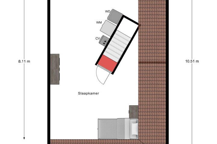 Plattegrond – Akelei 17, Maasbree