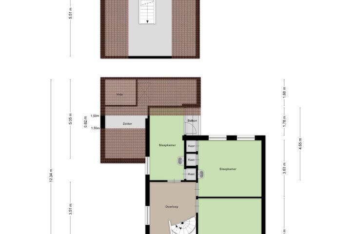 Plattegrond – Akkerstraat 2, Bergharen