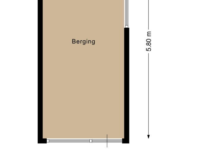 Plattegrond – Albardastraat 23, Nijmegen