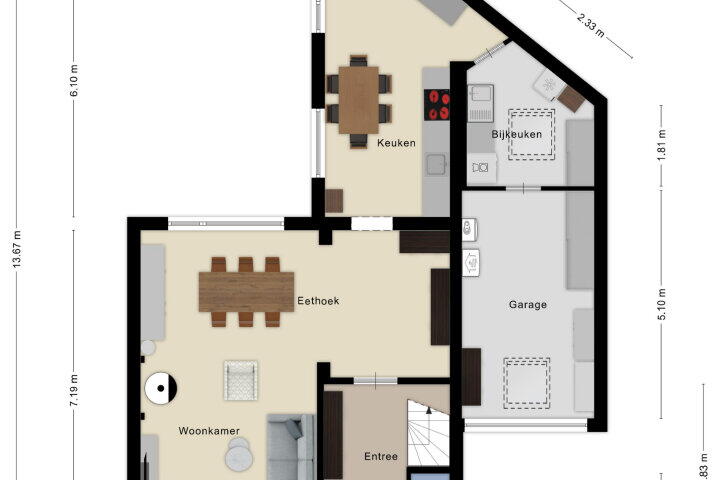 Plattegrond – Albastdijk 66, Roosendaal