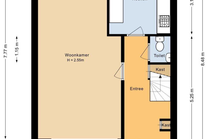 Plattegrond – Albert Cuyplaan 24, Heerhugowaard