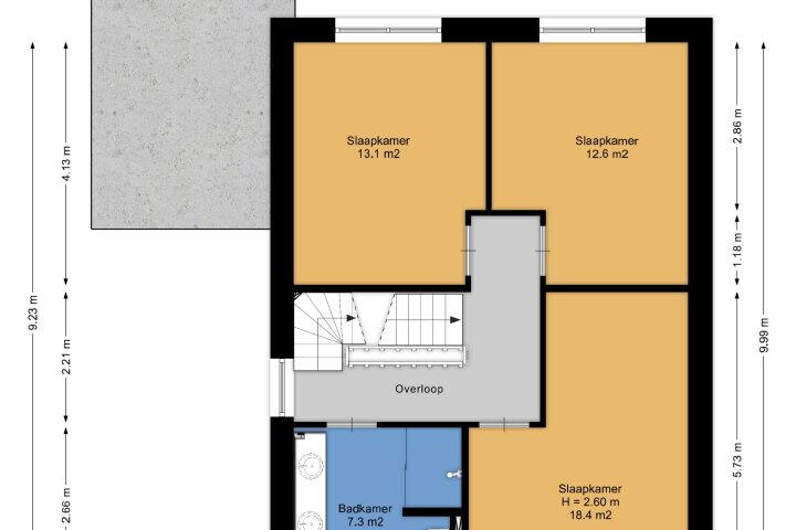 Plattegrond – Albert Einsteinstraat 58, Almere