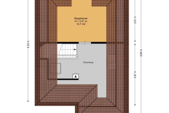 Plattegrond – Albert Einsteinstraat 58, Almere